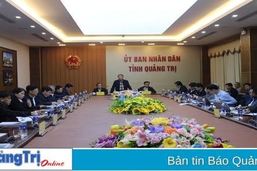 UBND tỉnh nghe báo cáo đề xuất đầu tư các dự án