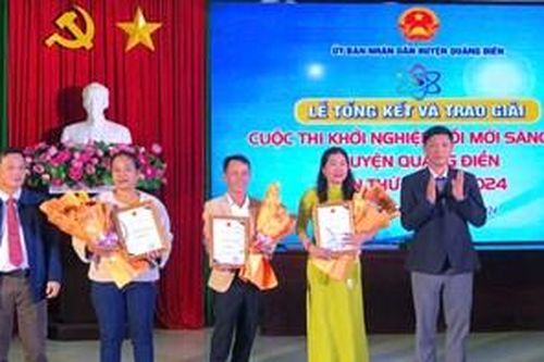 'Gạo mắt biếc' đoạt giải nhất cuộc thi khởi nghiệp đổi mới sáng tạo huyện Quảng Điền