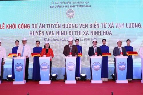 Hơn 2.000 tỷ đồng xây dựng tuyến đường ven biển ở Khánh Hòa