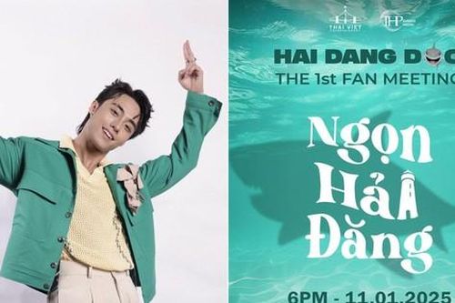 Hải Đăng Doo tổ chức fan meeting đầu tiên tại TP.HCM, sẽ công bố dự án mới