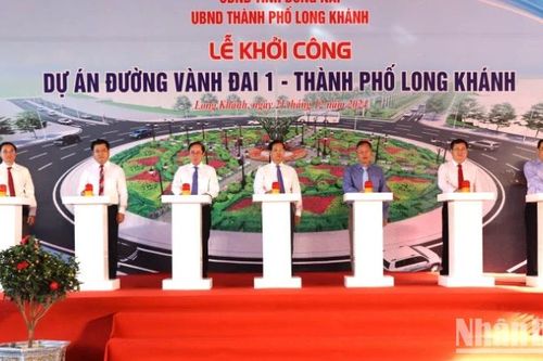 Khởi công đường Vành đai 1 thành phố Long Khánh hơn 1.300 tỷ đồng