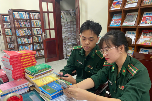 Bộ đội Biên phòng tỉnh Bình Định nâng cao chất lượng hoạt động thư viện