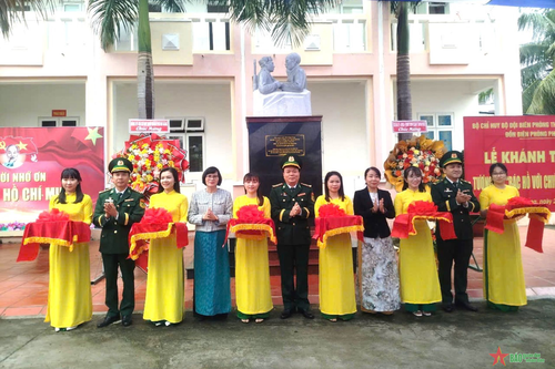 Đồn Biên phòng Phú Lộc khánh thành Tượng đài 'Bác Hồ với chiến sĩ Biên phòng'