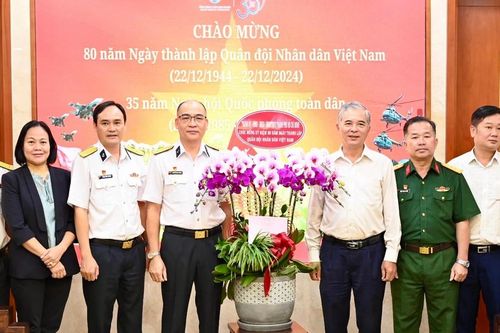 Lãnh đạo TPHCM thăm, chúc mừng Lữ đoàn 125 và Tổng Công ty Tân cảng Sài Gòn