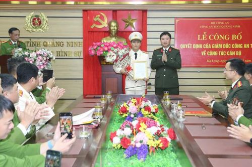 Công an tỉnh Quảng Ninh điều động, bổ nhiệm nhiều lãnh đạo, chỉ huy Công an các đơn vị