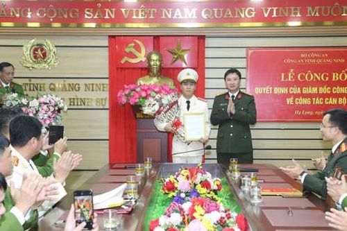 Công an tỉnh Quảng Ninh điều động, bổ nhiệm nhiều vị trí chủ chốt