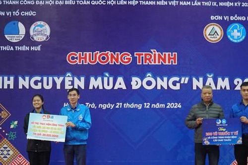 Tuổi trẻ Thừa Thiên-Huế ra quân tình nguyện mùa Đông