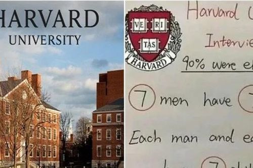 Câu đố hóc búa 'Đại học Harvard' khiến 90% mọi người đều trả lời sai, bạn có nằm trong 10% còn lại?