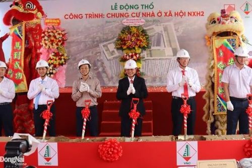 Khởi công dự án nhà ở xã hội hơn 1,2 ngàn căn tại phường Phước Tân, Biên Hòa