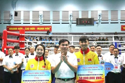 5 võ sĩ Gia Lai được phong kiện tướng Kickboxing