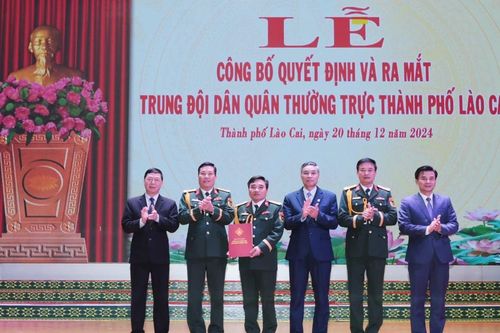 Góp phần đảm bảo quốc phòng, an ninh cho thành phố biên cương