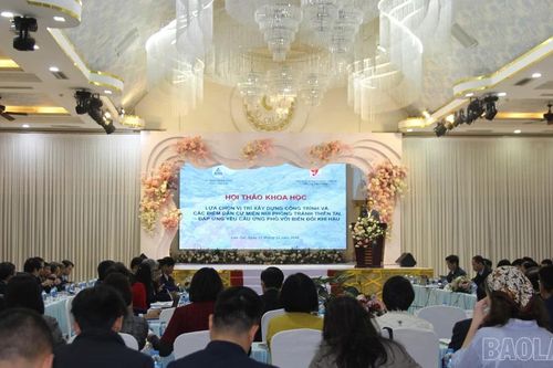 Hội thảo khoa học Lựa chọn vị trí xây dựng công trình và các điểm dân cư đáp ứng yêu cầu ứng phó với biến đổi khí hậu