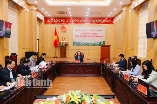 Hội nghị trực tuyến toàn quốc triển khai nhiệm vụ công tác ngành Nội vụ năm 2025