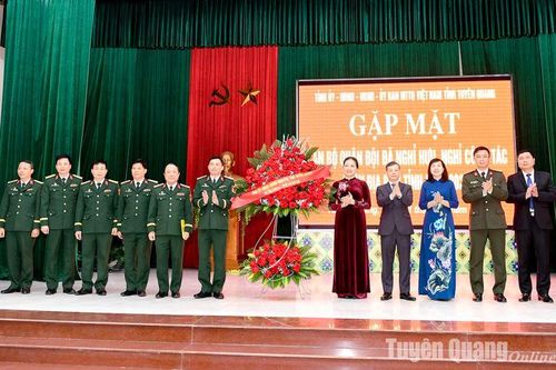 Gặp mặt cán bộ Quân đội đã nghỉ hưu, nghỉ công tác trên địa bàn tỉnh