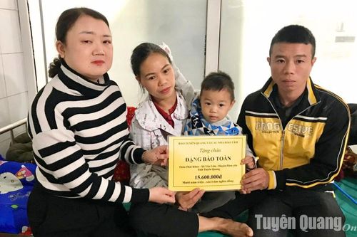 Gần 50 triệu đồng ủng hộ cháu Đặng Bảo Toàn