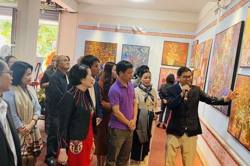 'Dấu ấn đại ngàn' hấp dẫn từng đường nét của họa sĩ Mai Quý Ngọc