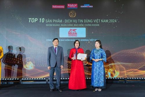Generali Việt Nam đạt danh hiệu Top 10 Sản phẩm – Dịch vụ tin dùng Việt Nam 2024