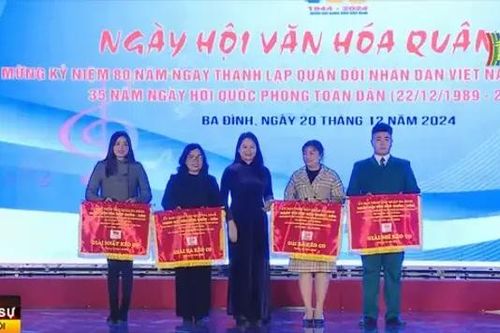 Ấm áp nghĩa tình Ngày hội Văn hóa quân - dân 2024