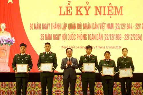 Thành phố kỷ niệm 80 năm Ngày thành lập Quân đội nhân dân Việt Nam