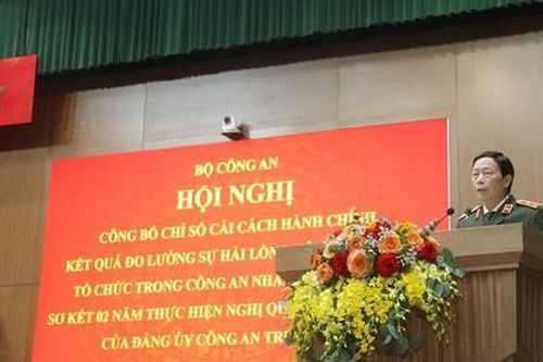 Bộ Công an công bố kết quả xác định chỉ số cải cách hành chính năm 2024