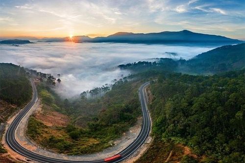 Đèo Khánh Lê nối Khánh Hòa với Lâm Đồng sẽ thông xe 1 làn từ sáng 22-12