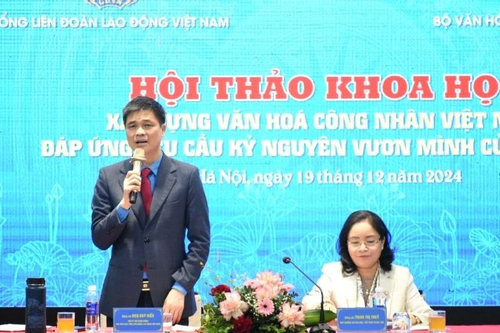 Xây dựng văn hóa công nhân Việt Nam trong kỷ nguyên vươn mình của dân tộc