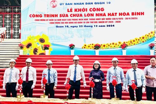 Khởi công công trình sửa chữa lớn Nhà hát Hòa Bình