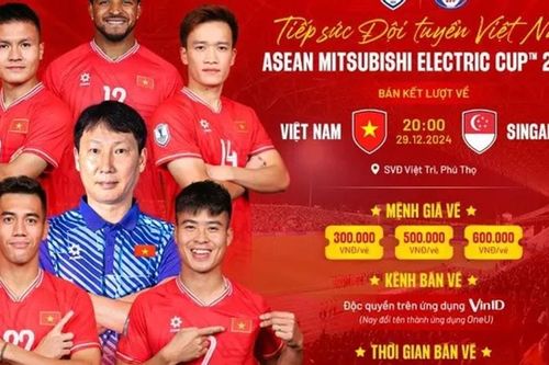 Giá vé xem tuyển Việt Nam đá bán kết ASEAN Cup tăng gấp 3 lần; Arsenal tạo thống kê chưa từng có
