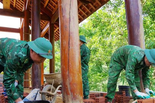 Những ngôi nhà thắm nghĩa quân dân ở vùng biên Nghệ An