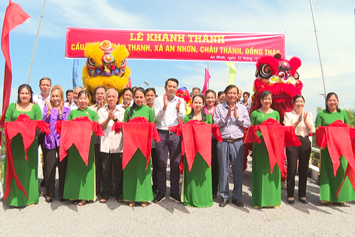Khánh thành cầu Dầu - xã An Nhơn
