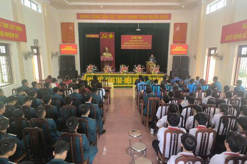 Trung đoàn 274, Sư đoàn Phòng không 377 tổ chức mít tinh kỷ niệm 80 năm Ngày thành lập Quân đội nhân dân Việt Nam