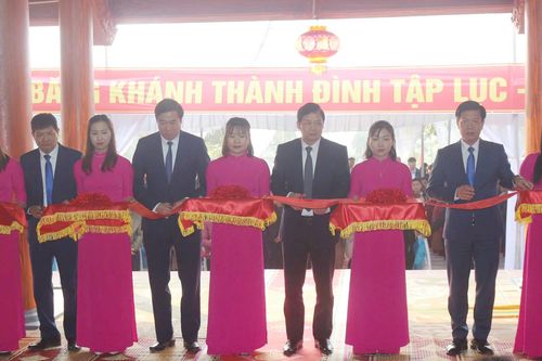 Khánh thành công trình trùng tu, tôn tạo đình Tập Lục