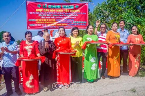 Khánh thành cầu dân sinh - nhịp cầu kết nối yêu thương
