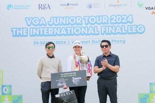 Golfer trẻ Nguyễn Viết Gia Hân vô địch mùa giải VGA Junior Tour 2024