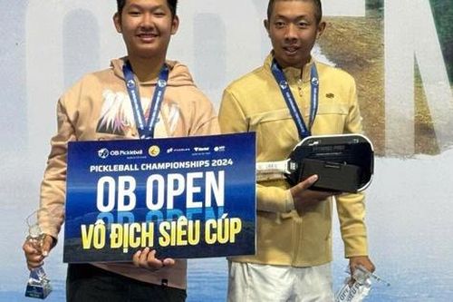 Quang Dương lần đầu vô địch giải pickleball tại Việt Nam