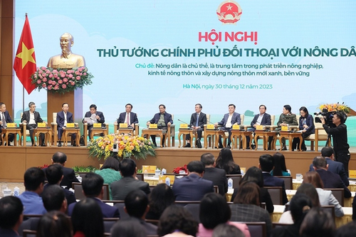 Thủ tướng Chính phủ đồng ý tổ chức Hội nghị đối thoại với nông dân năm 2024