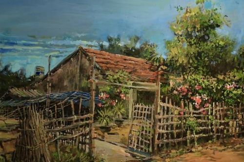 Ngắm làng quê, góc phố, cảnh sắc bình dị qua triển lãm 'Xuân Sắc'