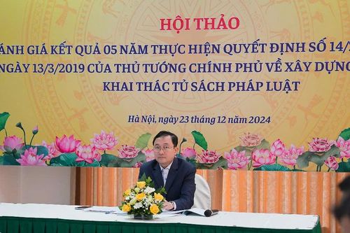 Ứng dụng công nghệ thông tin vào xây dựng, quản lý, khai thác tủ sách pháp luật