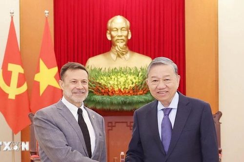 Tổng Bí thư Tô Lâm tiếp Đại sứ Australia Andrew Goledzinowski
