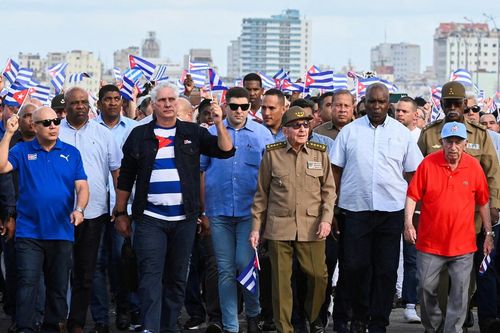 Cuba biểu tình phản đối Mỹ cấm vận