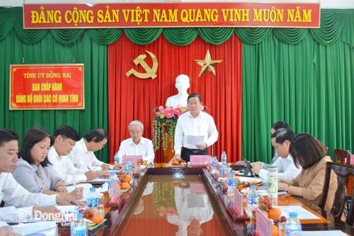 Kiểm tra việc thực hiện nghị quyết, chỉ thị của Đảng tại Đảng ủy Khối các cơ quan tỉnh