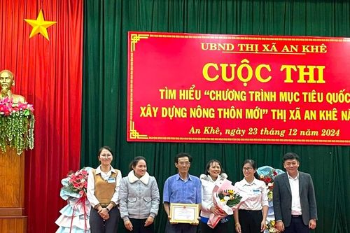 An Khê: 120 người tham gia cuộc thi tìm hiểu về xây dựng nông thôn mới