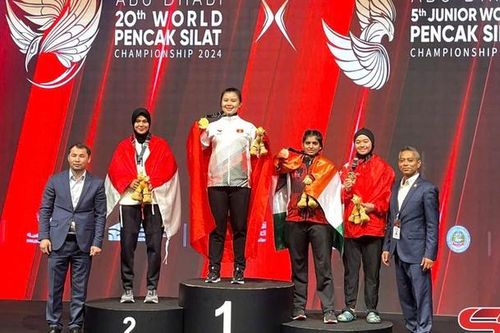 Nữ võ sĩ Quàng Thị Thu Nghĩa lần thứ 4 giành Huy chương Vàng Giải vô địch Pencak Silat thế giới