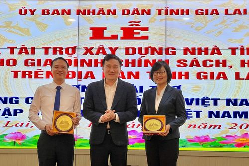 Gia Lai tiếp nhận tài trợ 60 căn nhà tình thương trị giá hơn 4 tỷ đồng