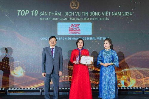 Generali Việt Nam được vinh danh Top 10 sản phẩm - dịch vụ tin dùng Việt Nam 2024 với VITA - Sức Khỏe Vàng