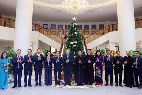 Lãnh đạo Đảng, Nhà nước thăm, chúc mừng Giáng sinh các tổ chức tôn giáo