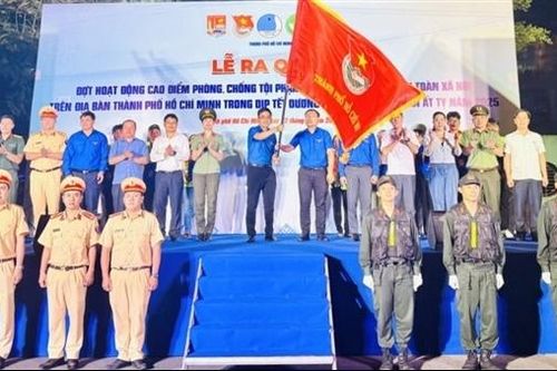 Hơn 1000 CBCS, đội hình thanh niên, phản ứng nhanh ra quân đảm bảo ANTT ở TP Hồ Chí Minh