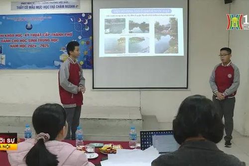 Học sinh Hà Nội thi khoa học kỹ thuật cấp thành phố