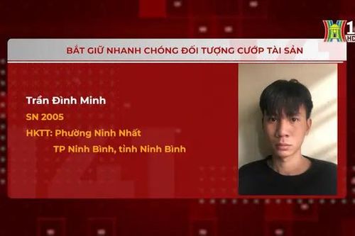 Bắt giữ nhanh chóng đối tượng cướp tài sản