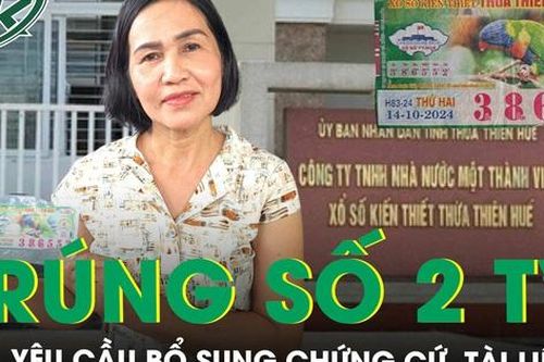 Tòa yêu cầu bổ sung chứng cứ, tài liệu vụ trúng số 2 tỷ đồng bị từ chối trả thưởng